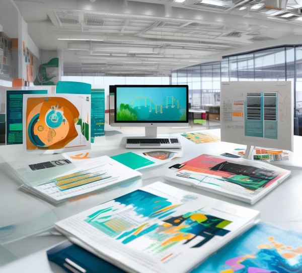 职场视觉盛宴，动态炫彩扁平化商务PPT模板